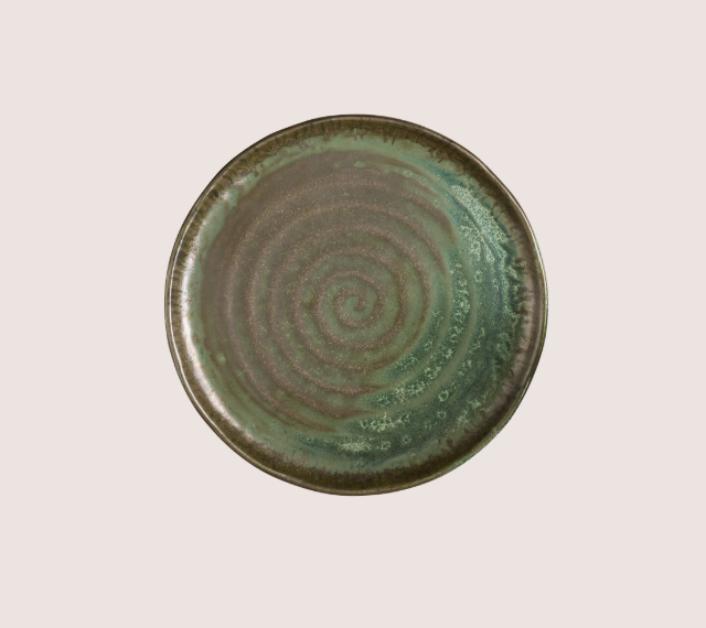 Lagoon Olive Düz Tabak 26 Cm