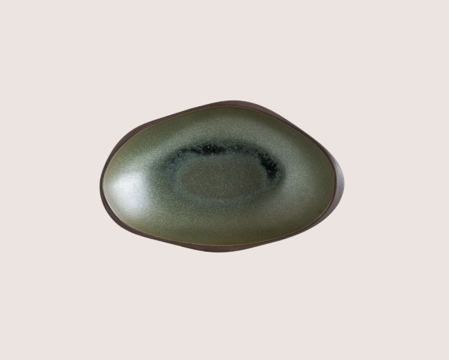 Lagoon Olive Oval Tabak 31Cm
