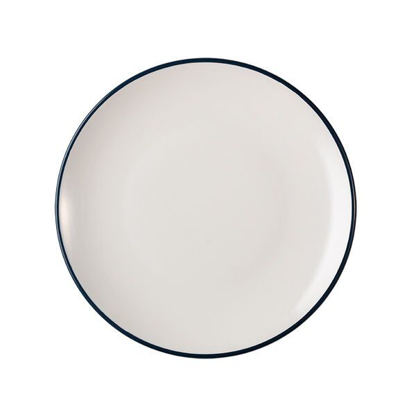 ID Fine Modest Navy Lona Düz Tabak 17 Cm