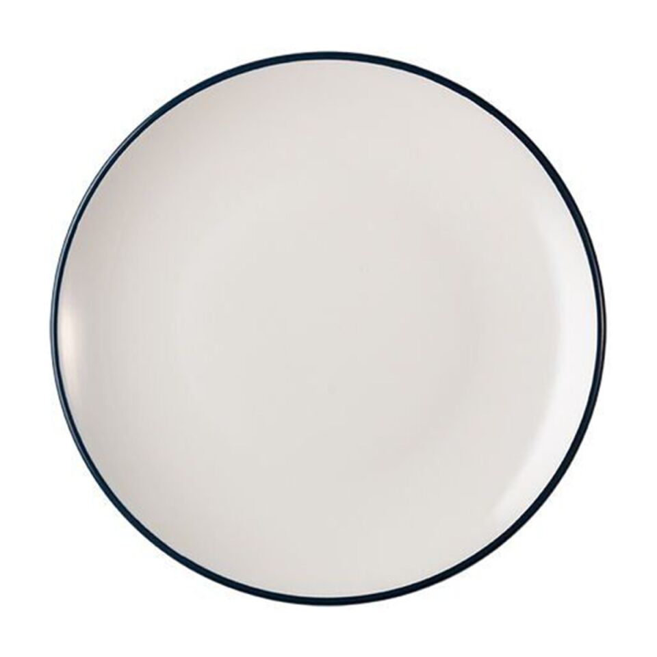 ID Fine Modest Navy Lona Düz Tabak 17 Cm