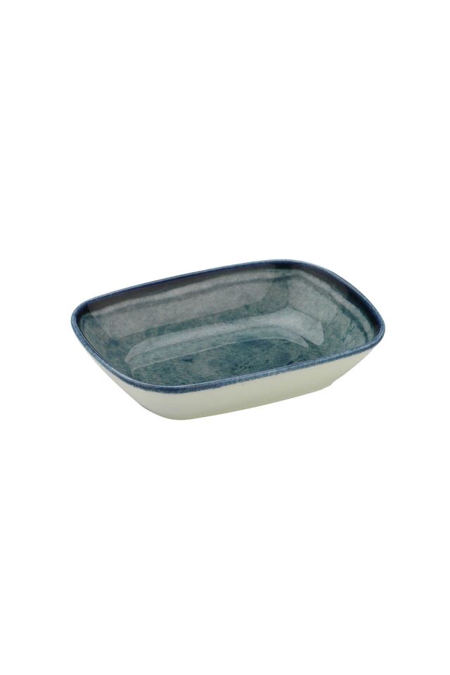 Bone Ent. Otel Krem Kare Kayık Tabak 14 Cm