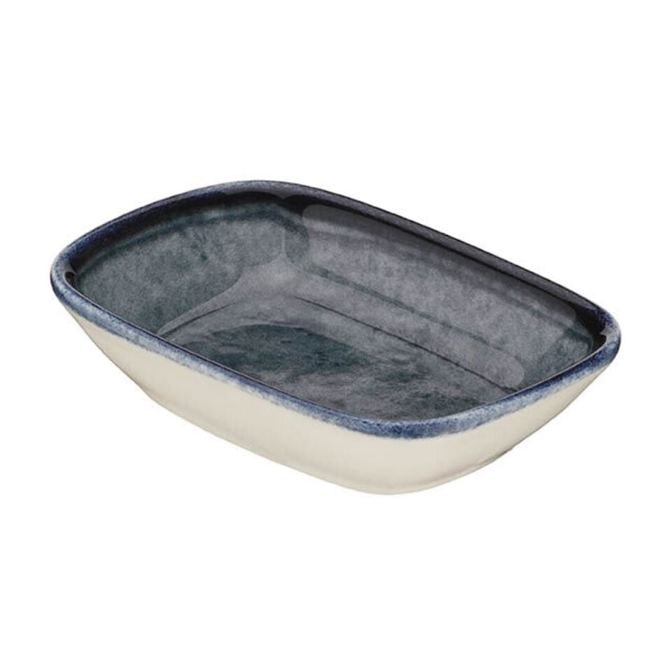 Bone Ent. Otel Krem Kare Kayık Tabak 14 Cm