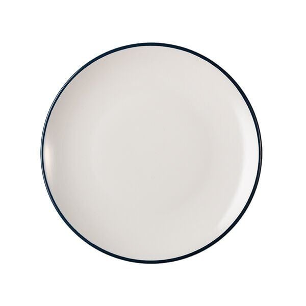 Modest Navy Lona Düz Tabak 19 cm