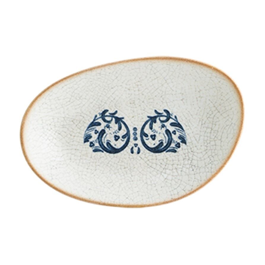 Viento Vago Oval Kayık Tabak 15*8.5 Cm