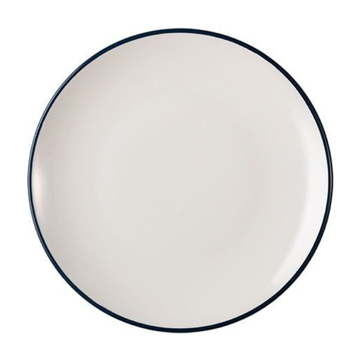 ID Fine Modest Navy Lona Düz Tabak 25 Cm
