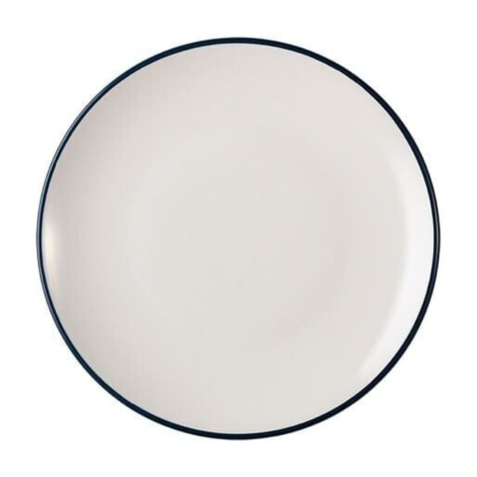 ID Fine Modest Navy Lona Düz Tabak 27 Cm