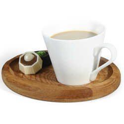 Biradlı Nescafe Sunum (Oval)