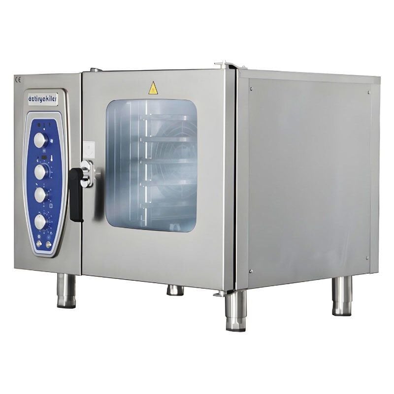 Öztiryakiler Konveksiyonlu Gazlı Fırın, 6 GN 1/1, Kızaklı