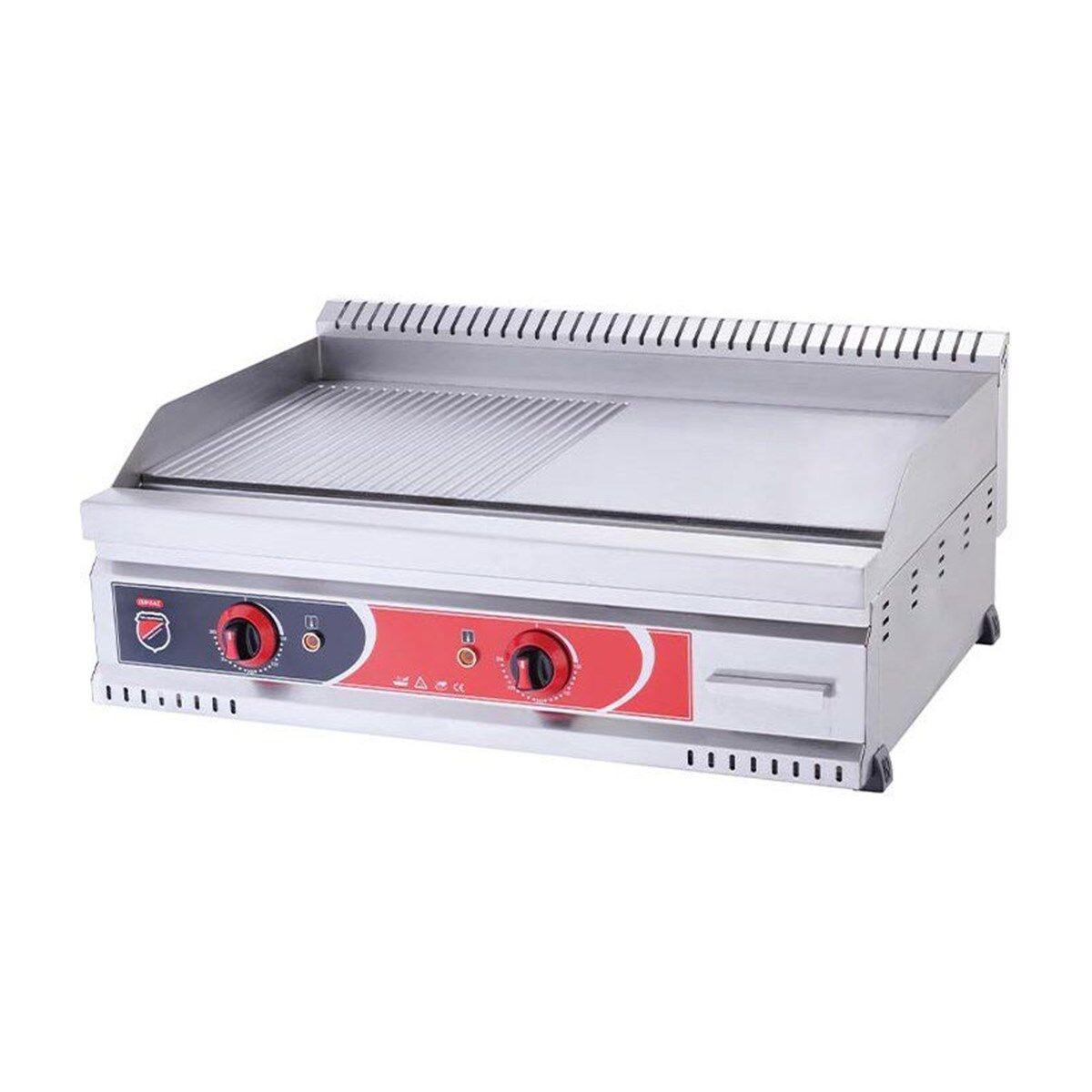 Işıkgaz 600 Seri Yarı Oluklu Elektrikli Izgara 60*60 Cm