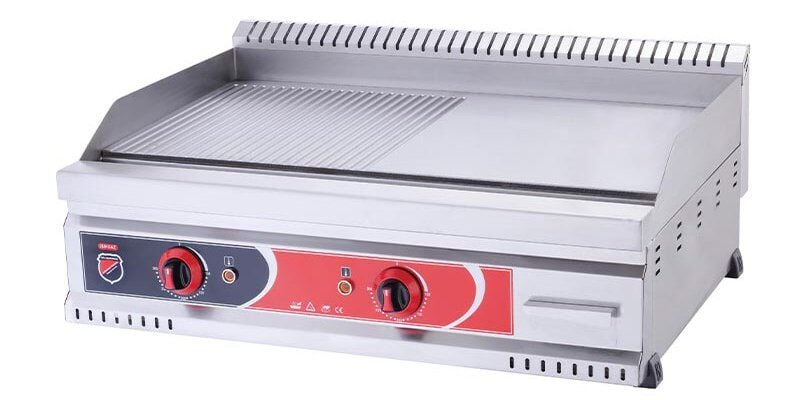 Işıkgaz 600 Seri Yarı Oluklu Elektrikli Izgara 60*60 Cm