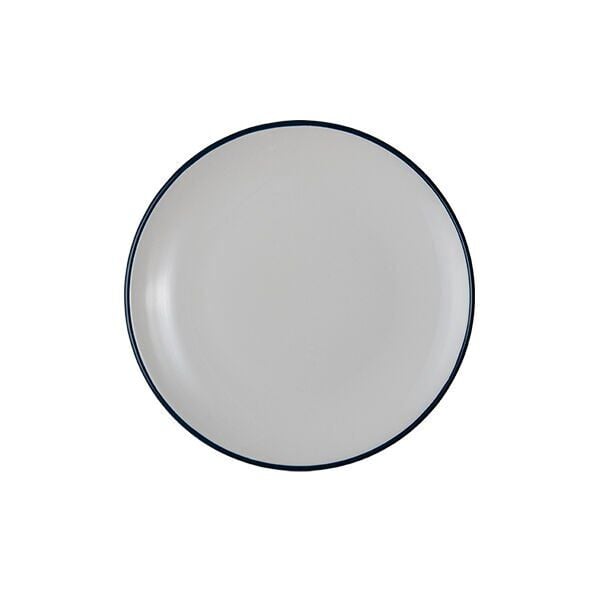 ID Fine Modest Navy Valle Çukur Tabak 20 Cm