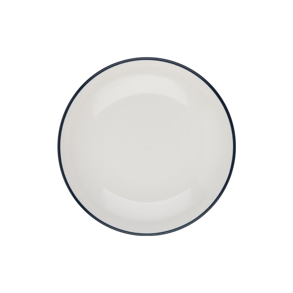 ID Fine Modest Navy Valle Çukur Tabak 22 Cm