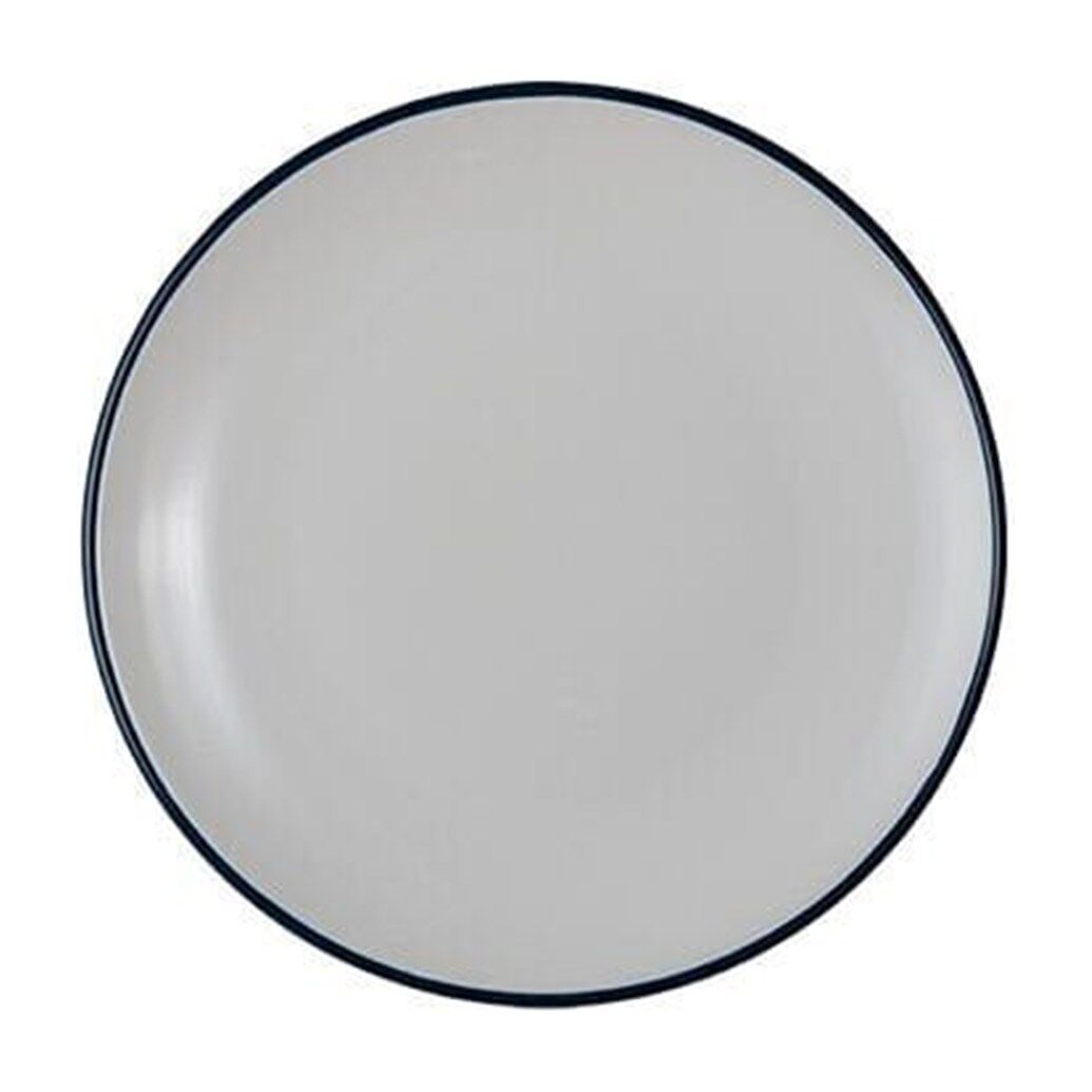 ID Fine Modest Navy Valle Çukur Tabak 25 Cm