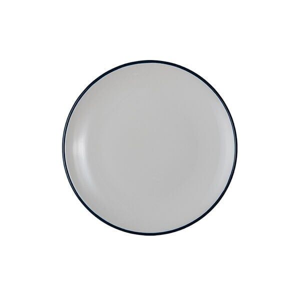 ID Fine Modest Navy Valle Çukur Tabak 25 Cm
