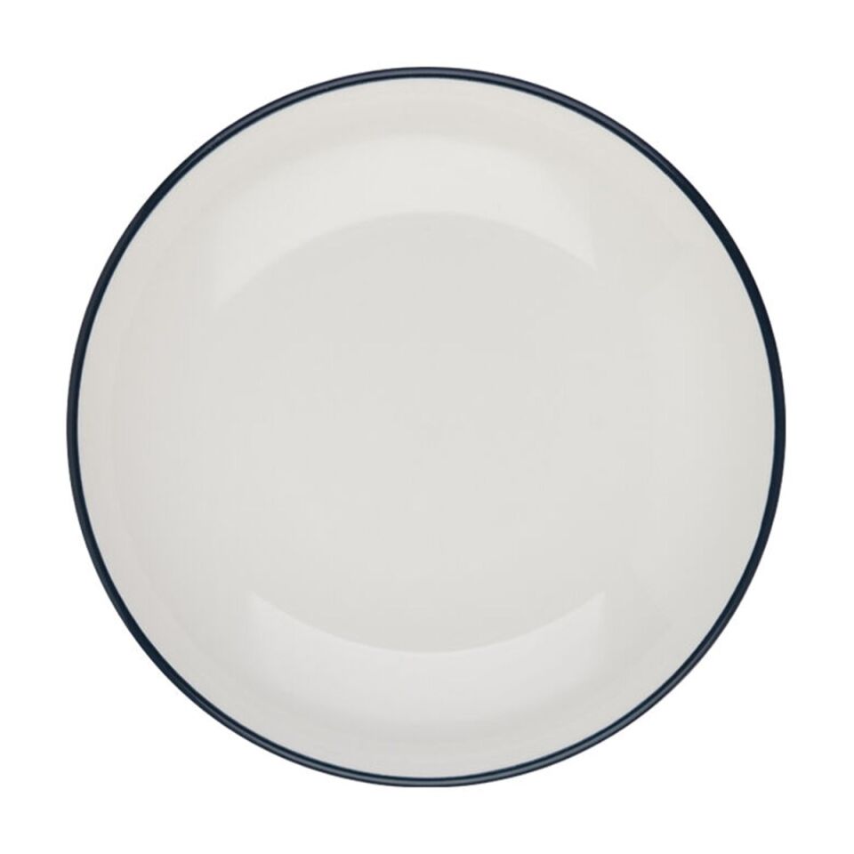 ID Fine Modest Navy Valle Çukur Tabak 25 Cm