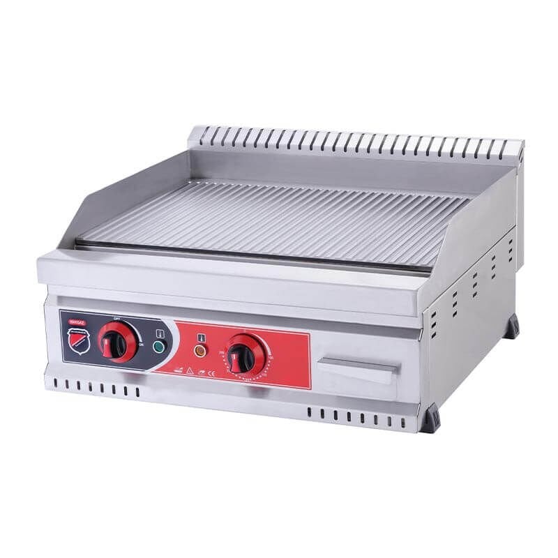 Işıkgaz 600 Seri Tam Oluklu Elektrikli Izgara 80*60 Cm