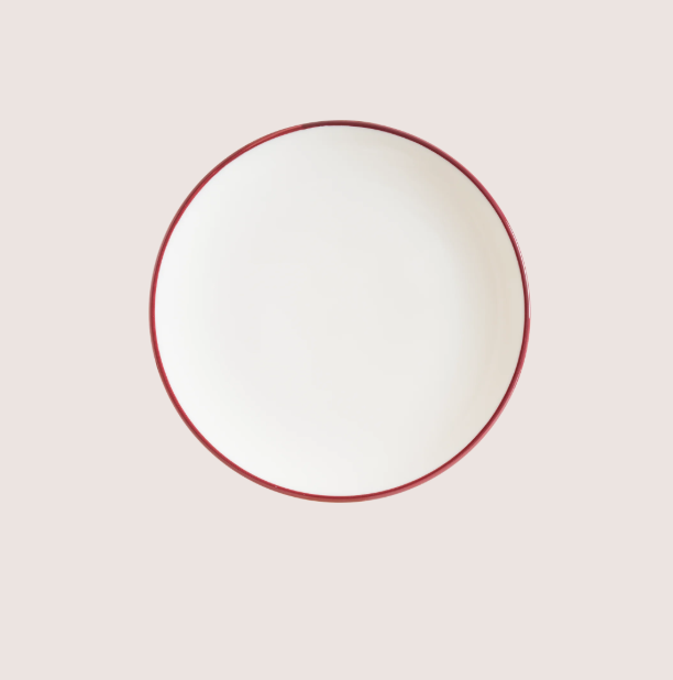 Linea Burgundy Gourmet Düz Tabak 30 Cm