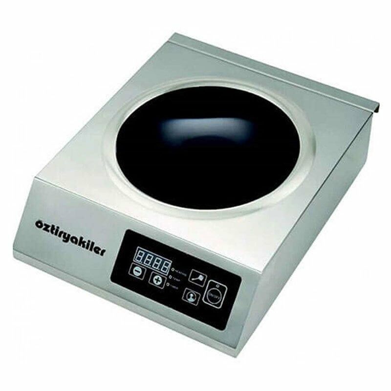 Öztiryakiler İndiksüyonlu Wok Isıtıcı-Pişirici Setüstü 500-3500 W 33.9*42.8*11.7 Cm