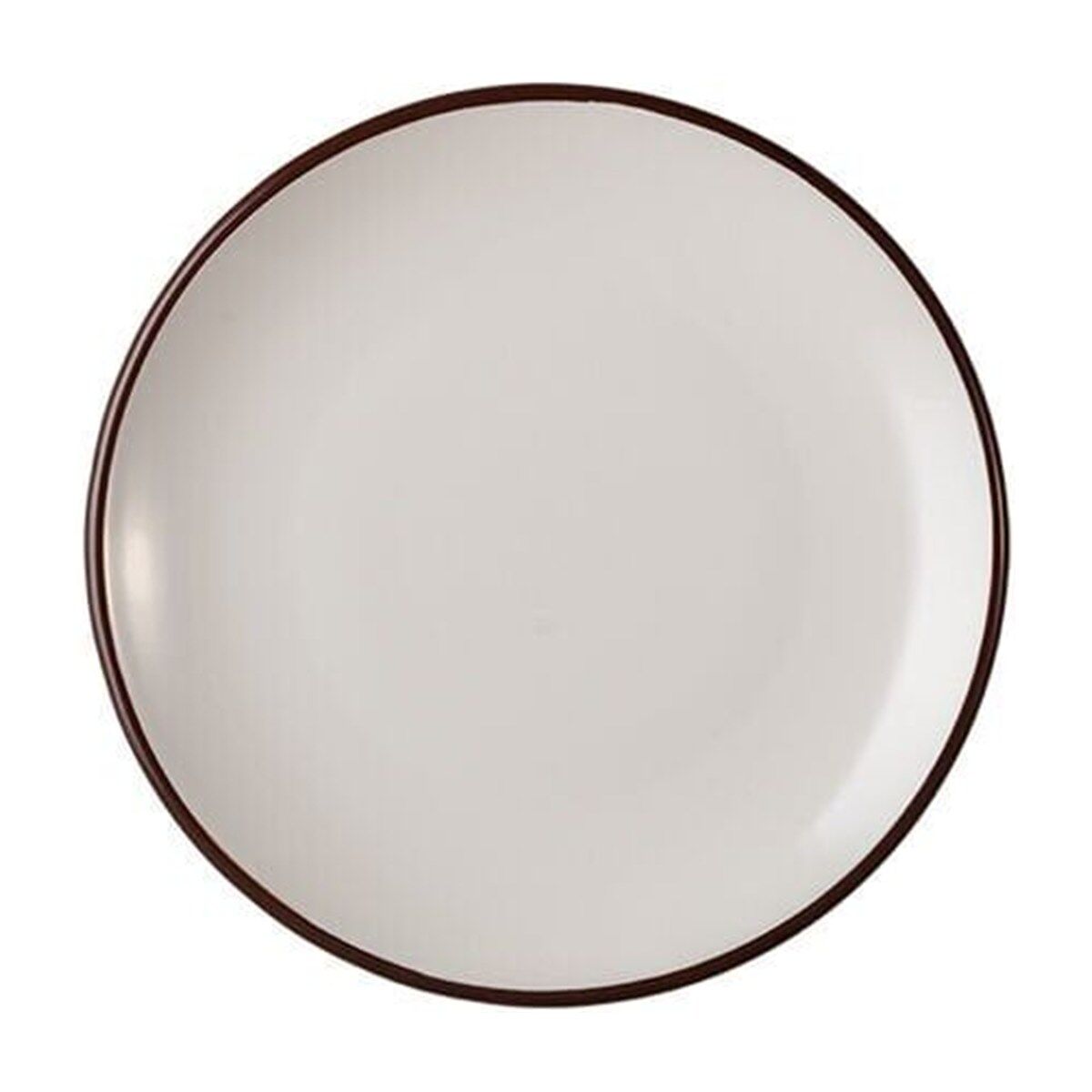 ID Fine Modest Brown Lona Düz Tabak 27 Cm