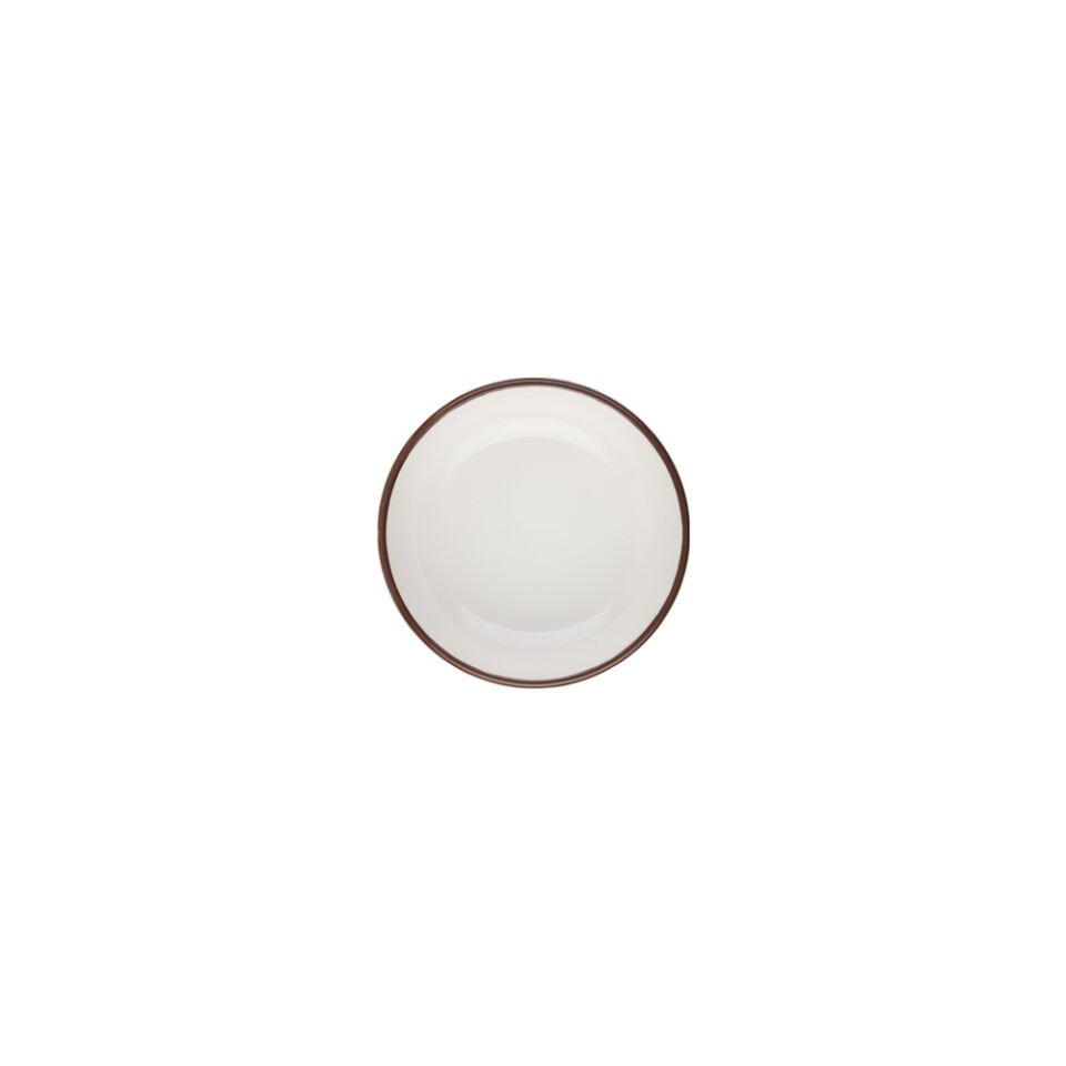 ID Fine Modest Brown Lona Çukur Tabak 10 Cm