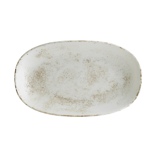 Nacrous Matt Gourmet Oval Kayık Tabak 19*11 Cm