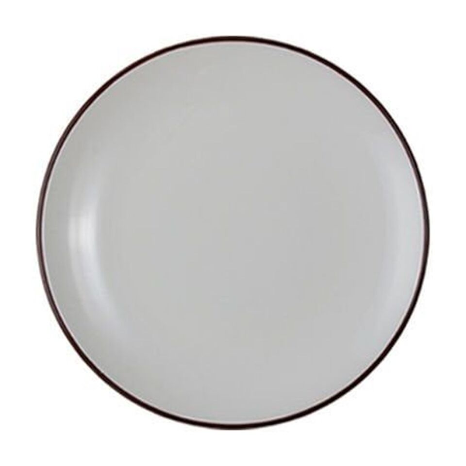 ID Fine Modest Brown Valle Çukur Tabak 20 Cm