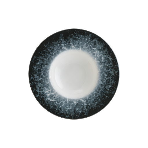 Sepia Mid White Banquet Çukur Tabak 28 Cm