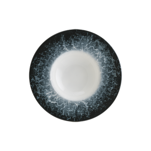 Sepia Mid White Banquet Çukur Tabak 28 Cm