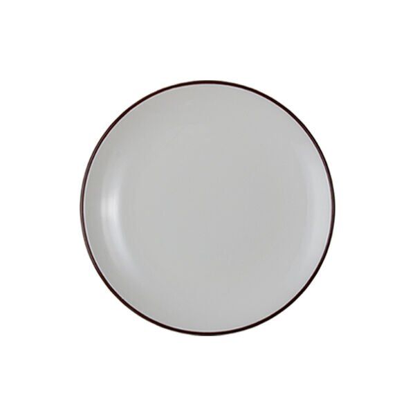 ID Fine Modest Brown Valle Çukur Tabak 25 Cm