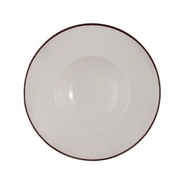 ID Fine Modest Brown Miro Çukur Tabak 25 Cm