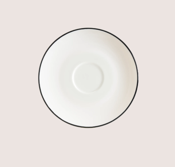 Linea Black Gourmet Kahve Fincanı Tabağı 12 Cm