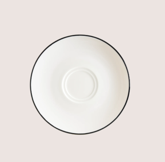 Linea Black Gourmet Kahve Fincan Tabağı 16 Cm