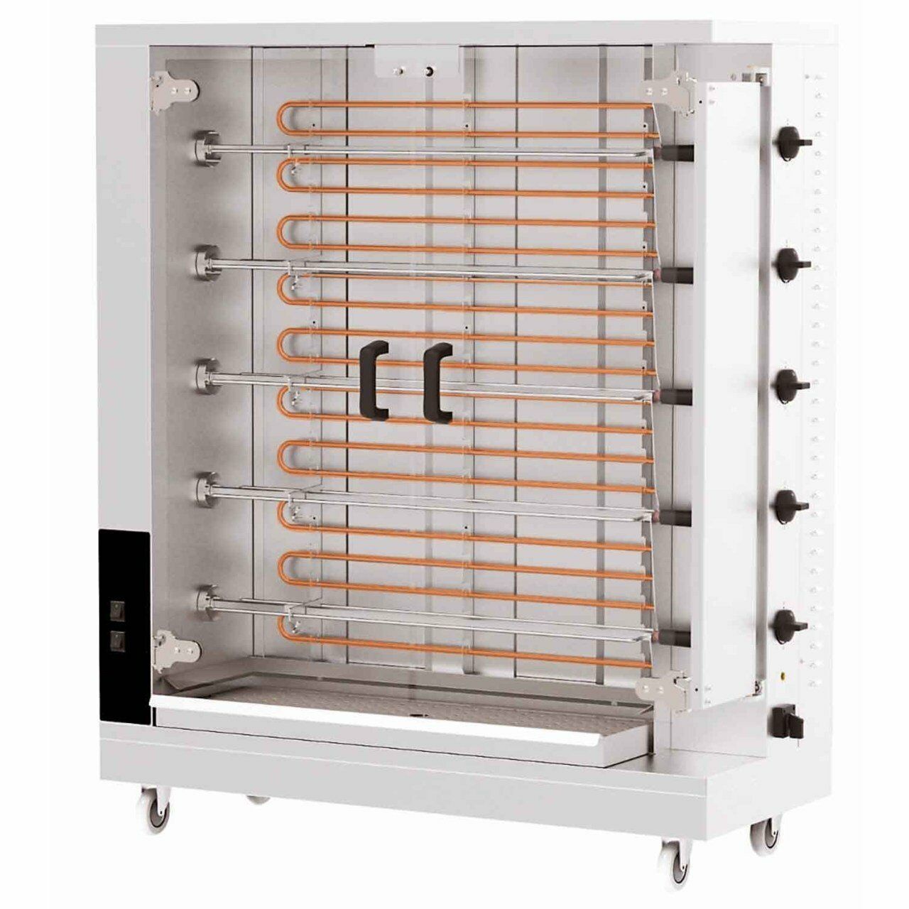 Öztiryakiler Piliç Çevirme Makinası 5 Şiş 20-25 Piliç Kapasite Elektrikli