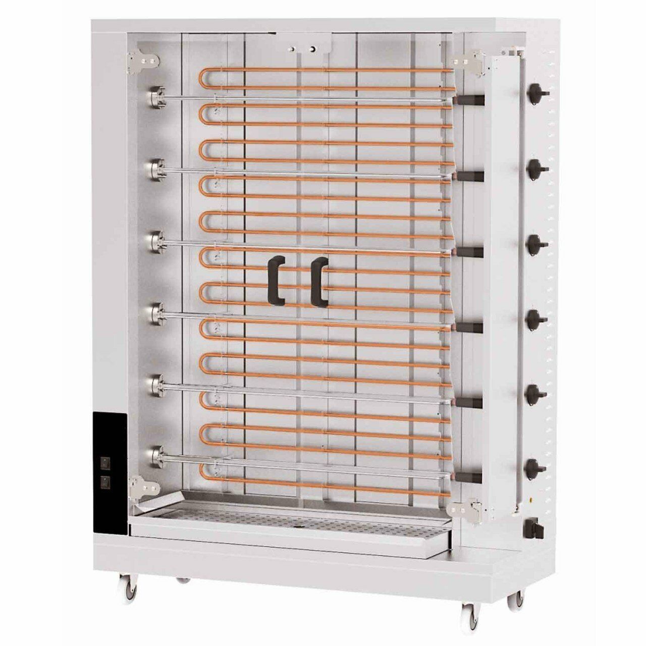 Öztiryakiler Piliç Çevirme Makinası 6 Şiş 24-30 Piliç Kapasite Elektrikli