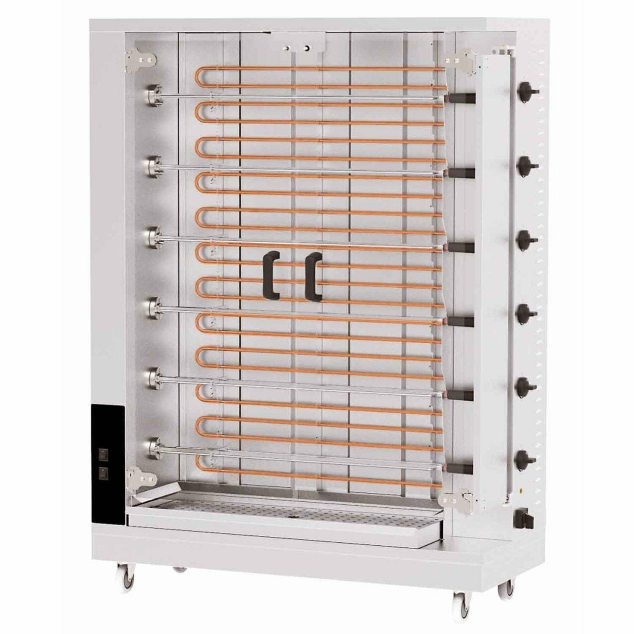 Öztiryakiler Piliç Çevirme Makinası 6 Şiş 24-30 Piliç Kapasite Elektrikli