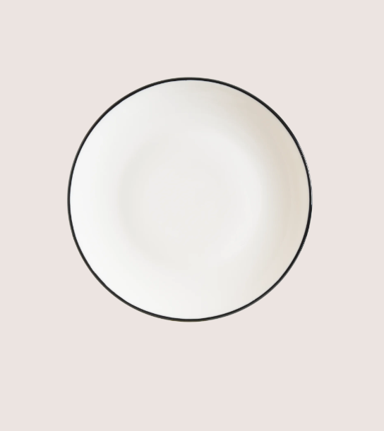 Linea Black Gourmet Düz Tabak 15 Cm