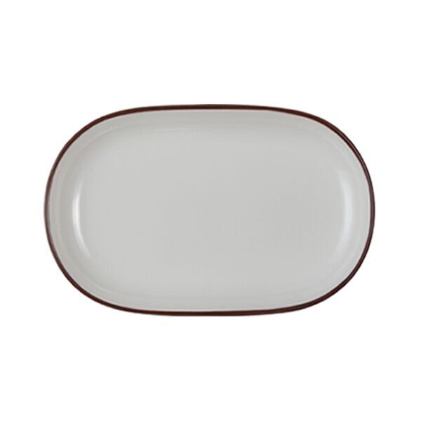 ID Fine Modest Brown Magnus Oval Kayık 37 Cm