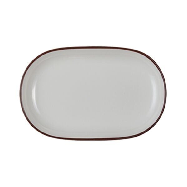 ID Fine Modest Brown Magnus Oval Kayık 37 Cm