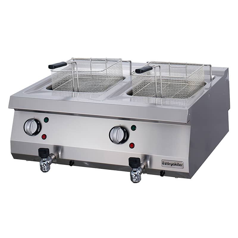 Öztiryakiler 700 Seri Set Üstü Elektrikli Fritöz 80*70*30 Cm