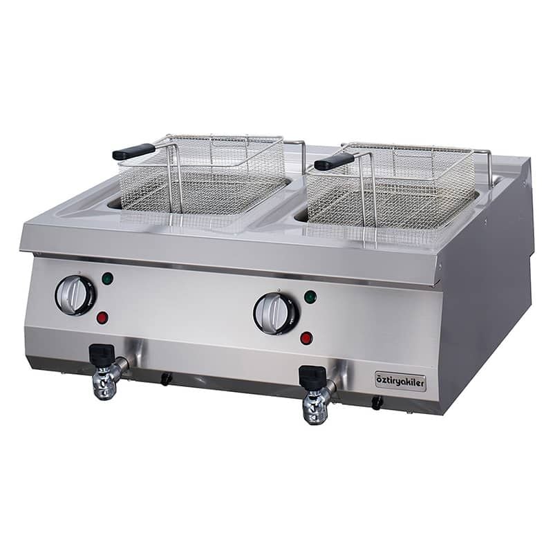 Öztiryakiler 700 Seri Set Üstü Elektrikli Fritöz 80*70*30 Cm