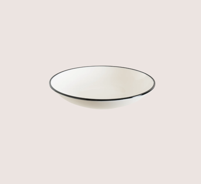 Linea Black Gourmet Çukur Tabak 20 Cm