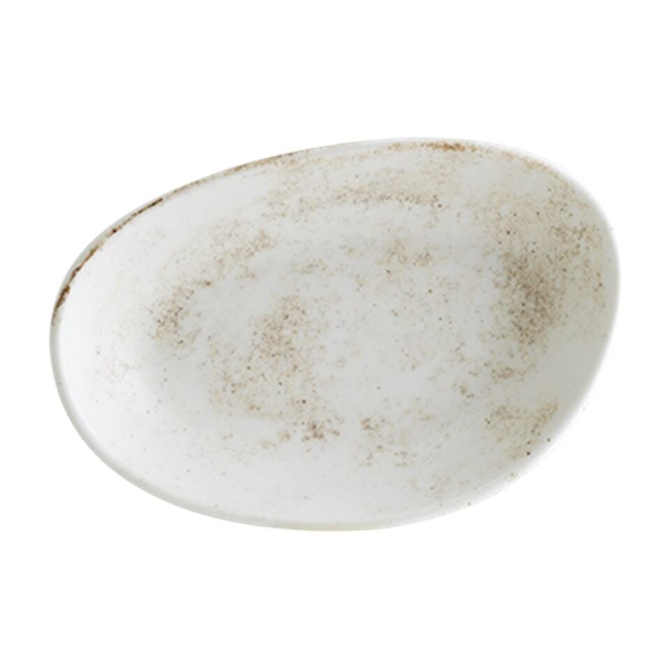 Nacrous Matt Vago Oval Kayık Tabak 15*8.5 Cm