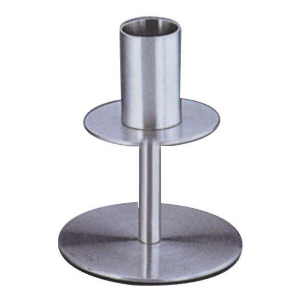 Biradlı Ayaklı Çelik Mumluk 10 Cm