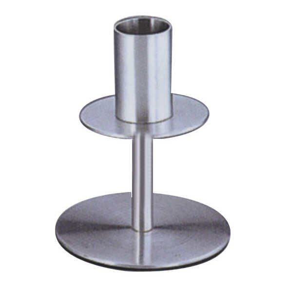 Biradlı Ayaklı Çelik Mumluk 10 Cm