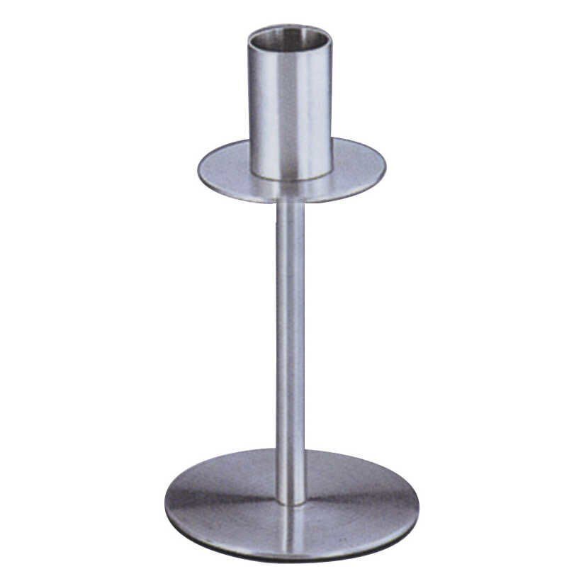 Biradlı Ayaklı Çelik Mumluk 16 Cm