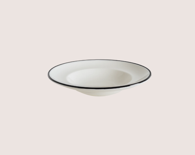 Linea Black Gourmet Çukur Tabak 24 Cm