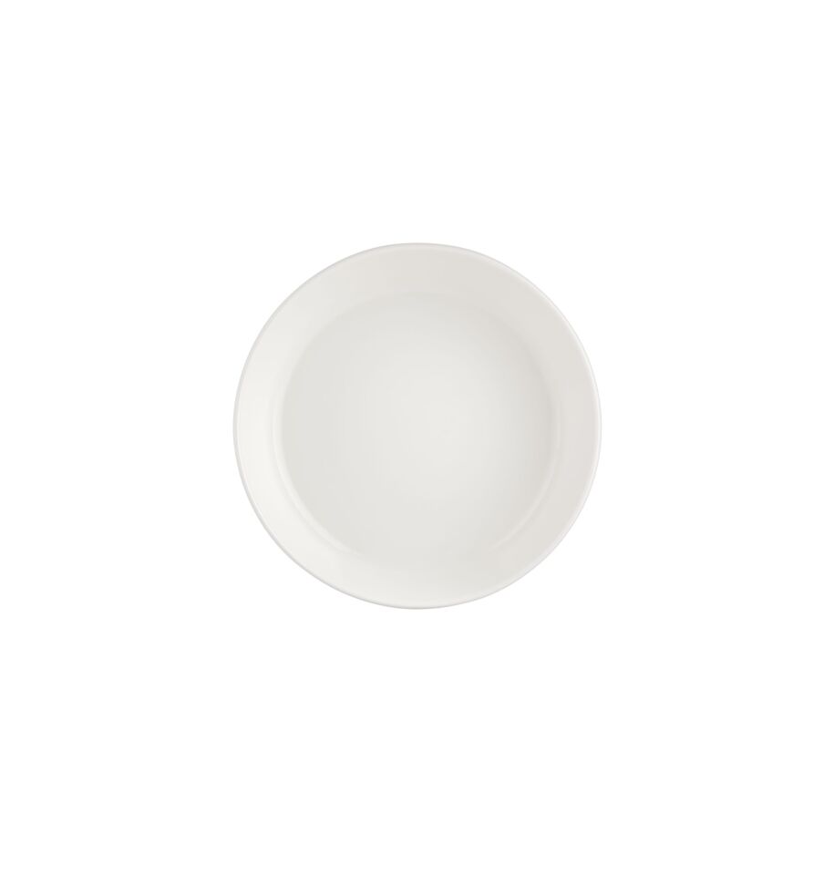 By Bone  Smooth Beyaz Çukur Tabak 18 Cm