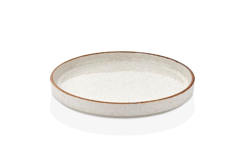 Dust Helix Düz Tabak 19 Cm