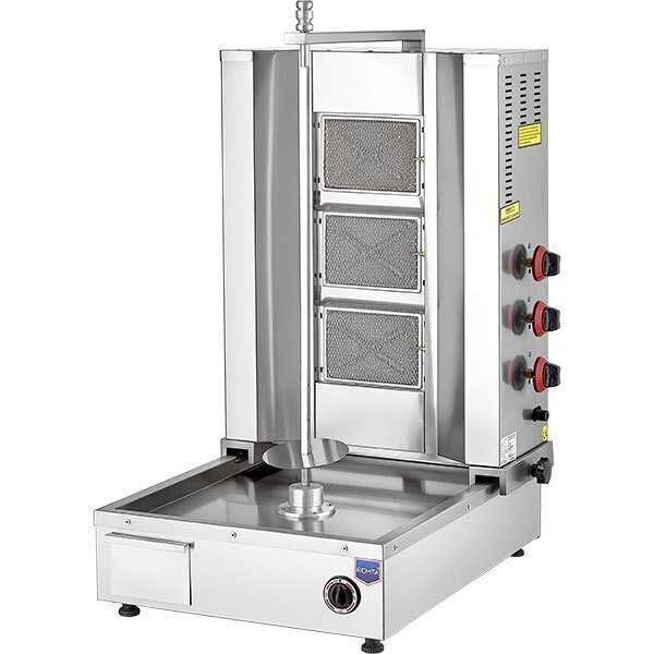 Remta Üç Radyanlı Alttan Motorlu Döner Ocağı (Gazlı)
