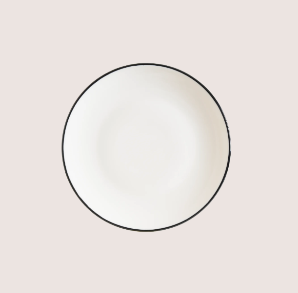 Linea Black Gourmet Düz Tabak 27 Cm